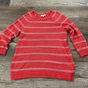 Madewell orange casual knit sweater S